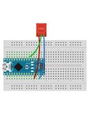 Кнопка сенсорная TTP-223 DIP (синий) 