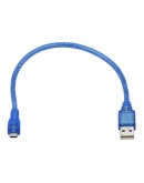 Кабель соединительный USB - MicroUSB (30см)