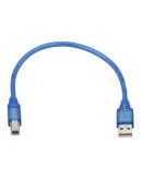 Кабель соединительный USB - USB TypeB (30см)