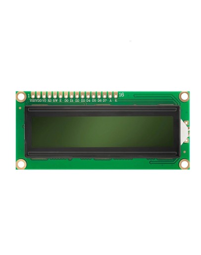 Дисплей LCD 1602 (I2C, зелёный)