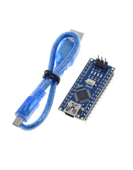 Контроллер Arduino Nano V3 (MiniUSB, с распайкой)