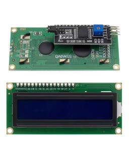 Дисплей LCD 1602 (I2C, синий)