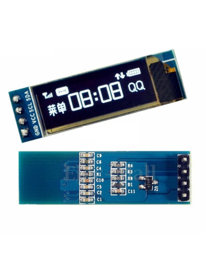 Дисплей OLED (0.91 дюйма, 128x32, белый)
