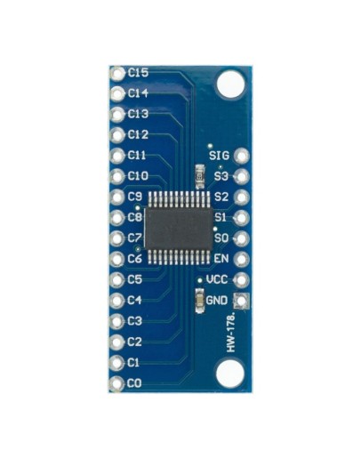Мультиплексор CD74HC4067 (16 каналов)