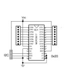 Мультиплексор MCP23017 (16 каналов)