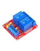 Реле электромагнитное 12V (2 канала, High/Low)