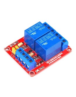 Реле электромагнитное 12V (2 канала, High/Low)