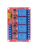 Реле электромагнитное 12V (4 канала, High/Low)