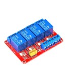 Реле электромагнитное 12V (4 канала, High/Low)